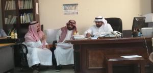 His Excellency the Dean of Al-Qunfudhah University College Visits the Mathematics Department